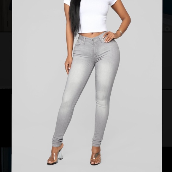 Gray Matter Skinny Jeans - Picture 1 of 10